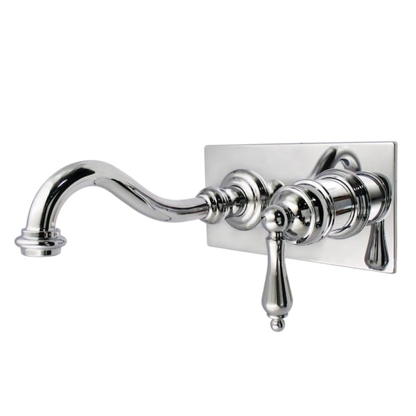 Kingston Brass KS3111AL Wall Mount Bathroom Faucet, Polished Chrome KS3111AL - main